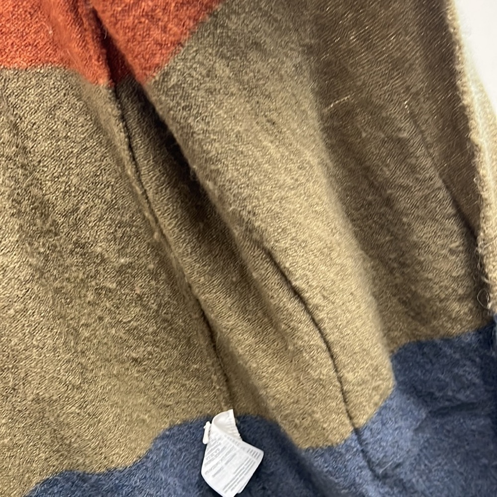 MADEWELL color block open cardigan sweater duster - Picture 16 of 16